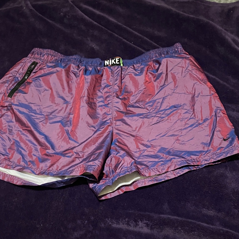 Nike Women's Shimmering Purple Athletic Shorts